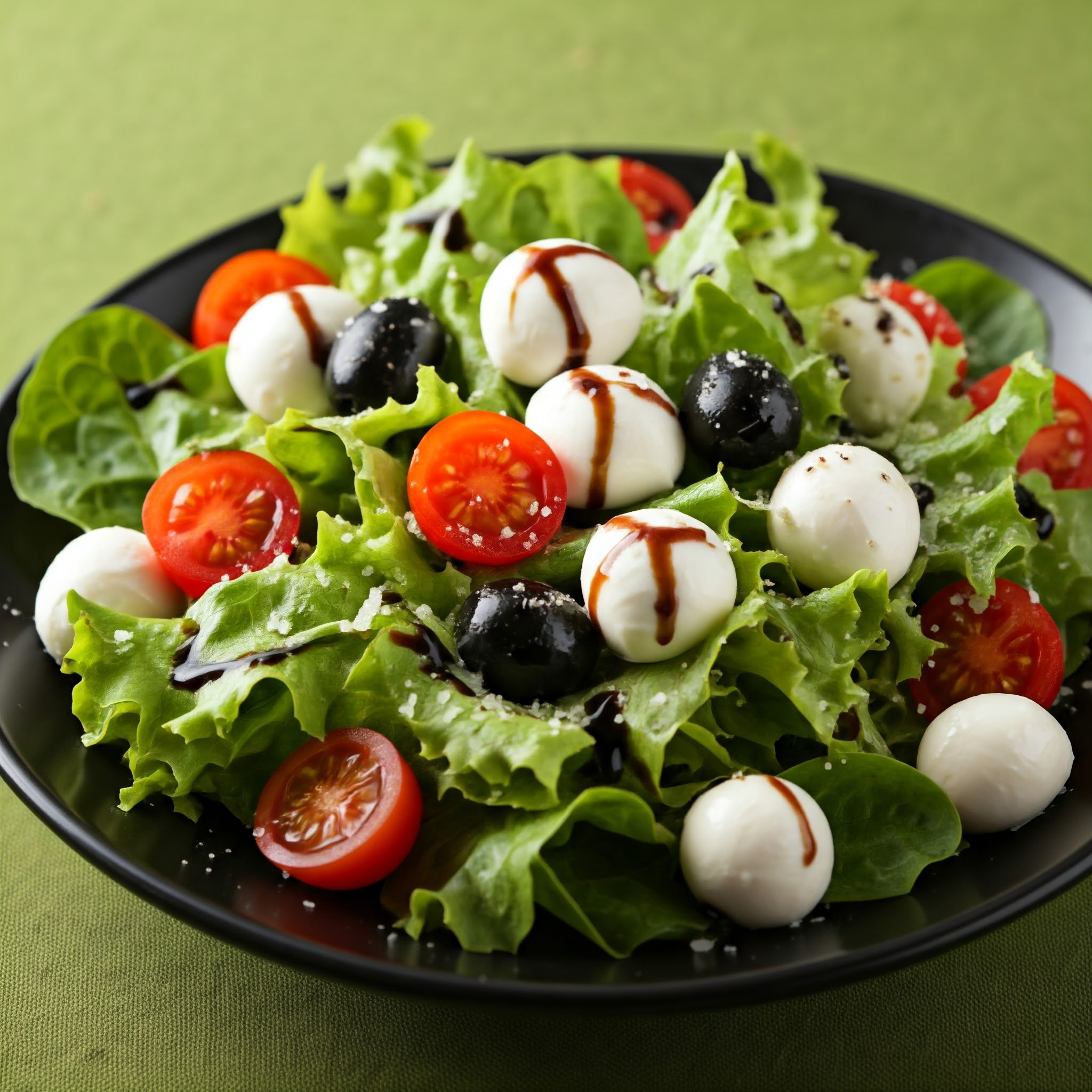 Salad with Mozzarella and Cherry Tomatoes